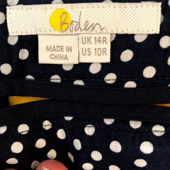 Boden Yellow Chino Skirt - Picture 5 of 5